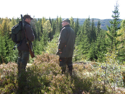 Evind og Per Arne i Asakskogen